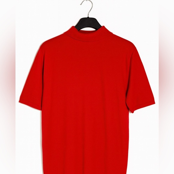 Tommy Hilfiger Mens Stretch Slim Fit Pique Polo Shirt Large. Size Chart in Photo - Picture 5 of 5